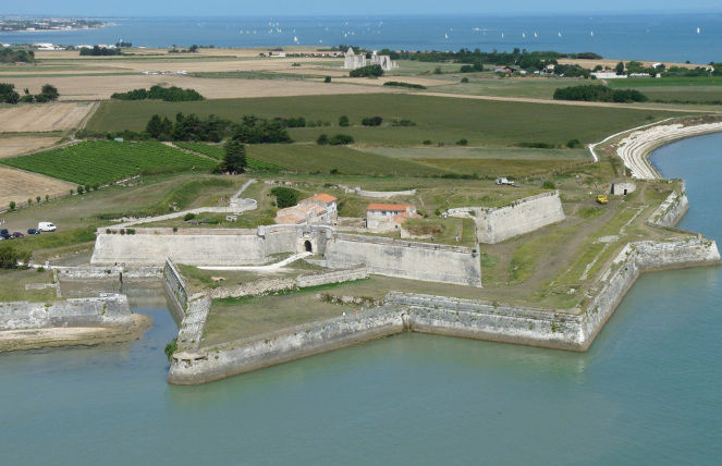 Vue Ouest du Fort de Prée