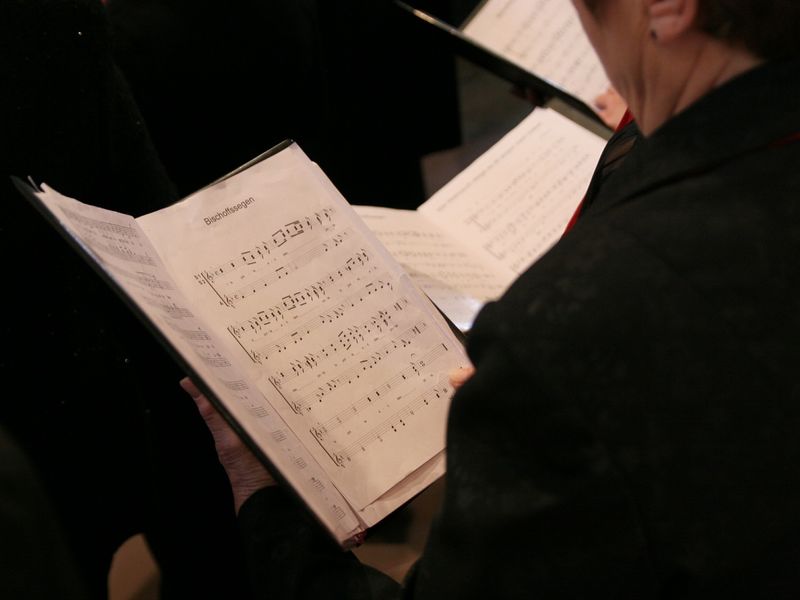 concert chorale chant partition