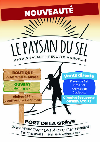 Affiche "Le Paysan du Sel"