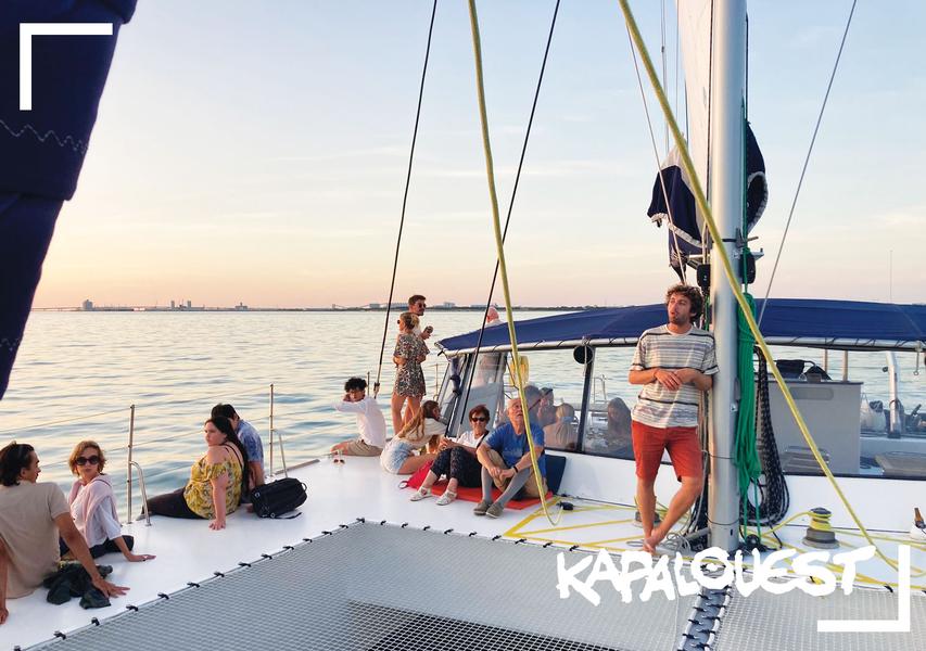 A l'heure de l'apéro à bord de Kapalouest