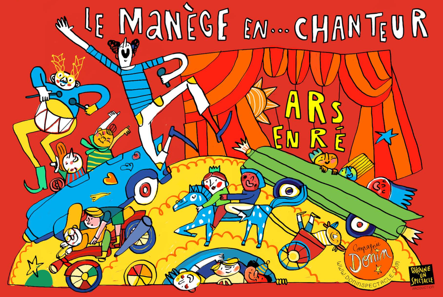 Illustration du Manège en Chanteur de Donin