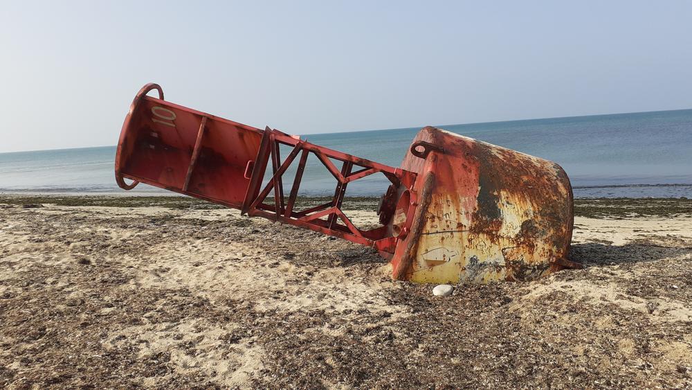 Balise américaine échouée