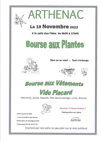 bourse aux plantes