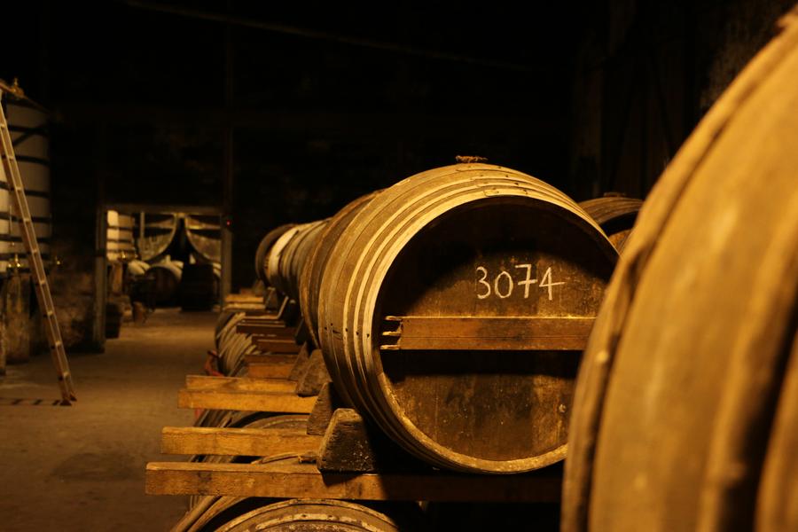 Un fût numéroté de cognac