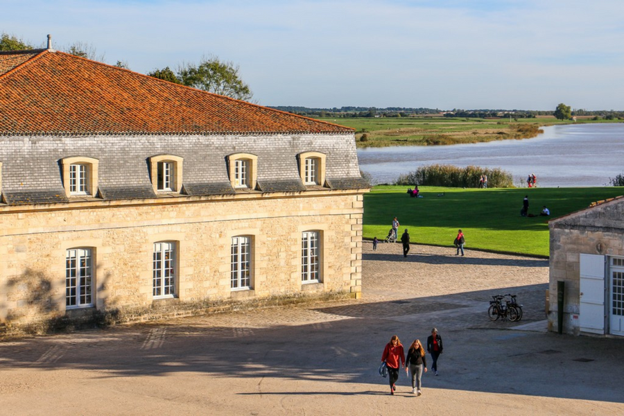 La Corderie Royale de Rochefort, vue sur la Charente