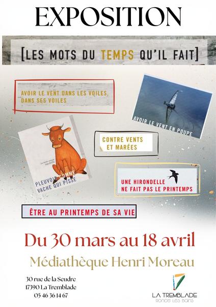 Exposition « Les mots du temps qu’il fait »_La Tremblade
