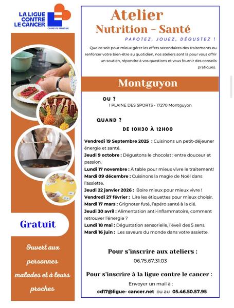Atelier Nutrition - Santé_Montguyon