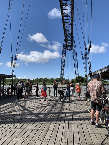 Visite guidée sur la nacelle du Pont Transbordeur