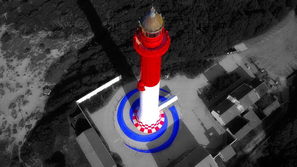 Vue aérienne couleurs