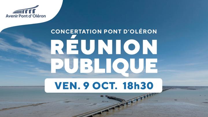 Réunion publique : Avenir pont d'Oléron