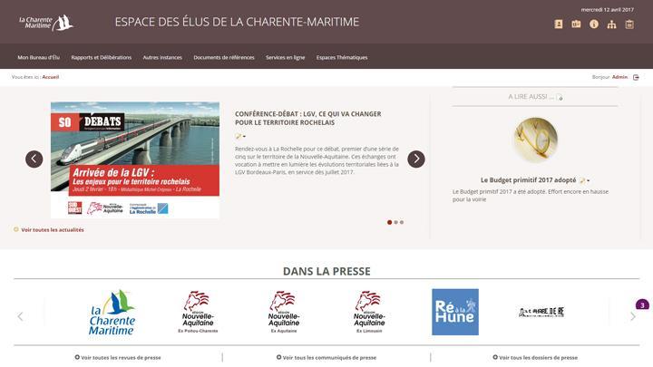 Extranet des Élus