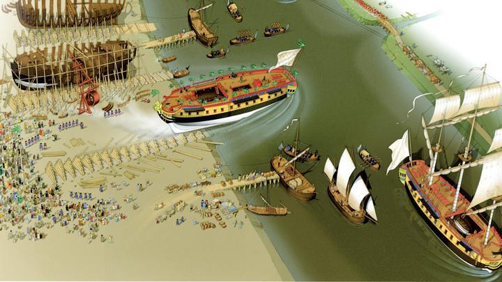 1778 : 6 mois pour bâtir l'Hermione