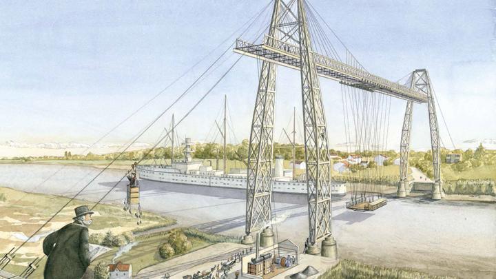 Le Pont transbordeur du Martrou : le coup de génie d'Arnodin