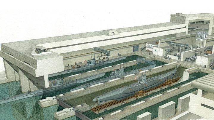 La Rochelle : le refuge des U-Boot