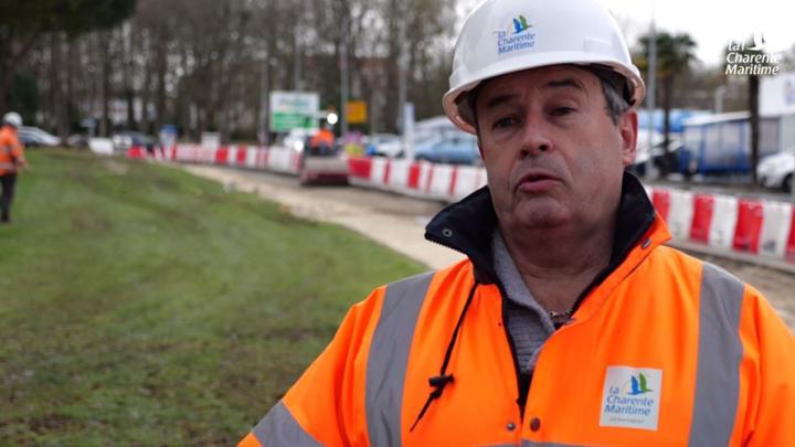 RD750 : aménagement de l'entrée de Royan 