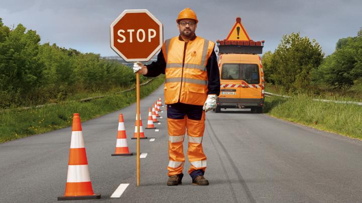 Respectez les agents des routes 