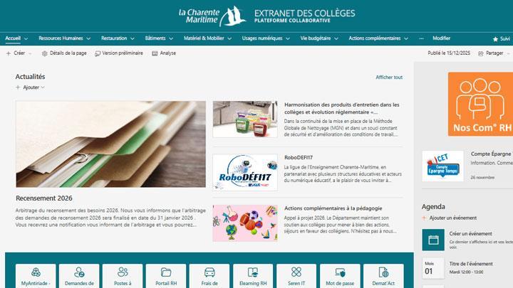 Extranet des Collèges