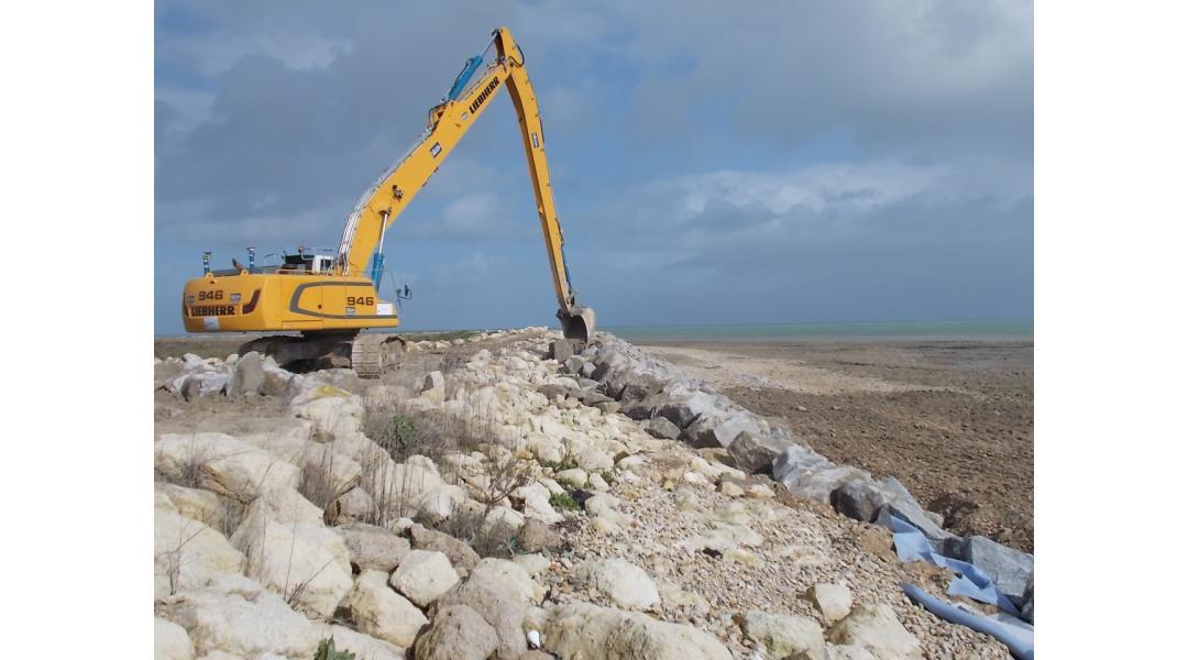 Travaux en cours à Loix - Mars 2016 Travaux en cours à Loix - Mars 2016
